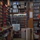 Inside Dubois, art supplies covered almost every available surface.